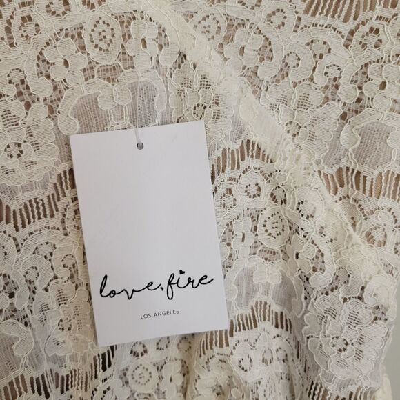 Love, Fire Lace Tank NWT size Small - Picture 5 of 7